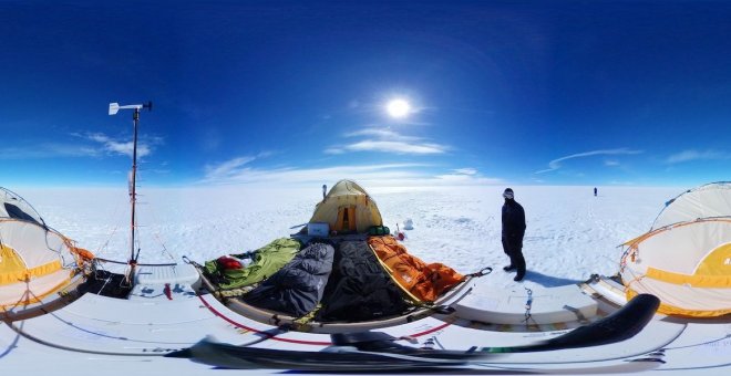 Comienza la expedición del Trineo de Viento al hielo que más se calienta