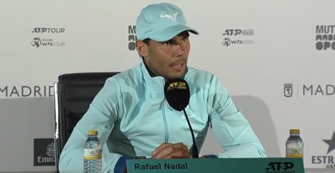 Rafa Nadal: "Cuando uno vuelve de un periodo sin jugar, cuesta, y a mí también me cuesta"