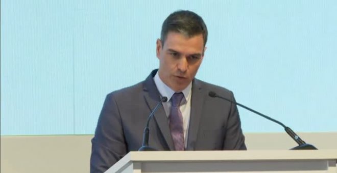 Sánchez avanza en Cataluña su "firme voluntad de continuar avanzando en el diálogo, la negociación y el acuerdo"