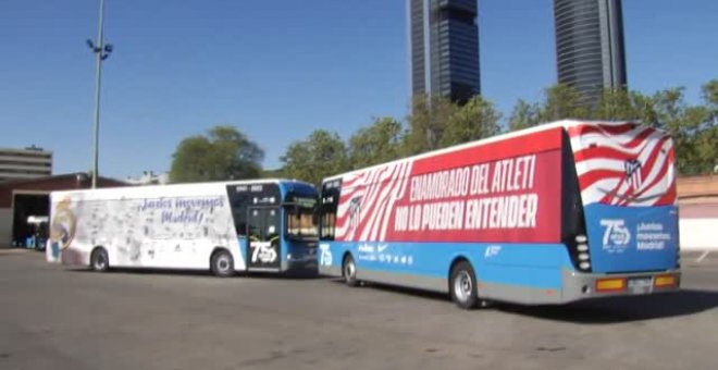 Los jugadores del derby llegarán al Wanda Metropolitano por primera vez en transporte público