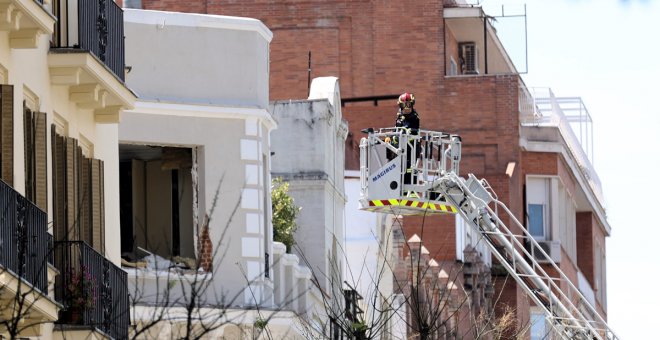 Dos muertos y 18 heridos en una explosión en una vivienda del barrio de Salamanca en Madrid