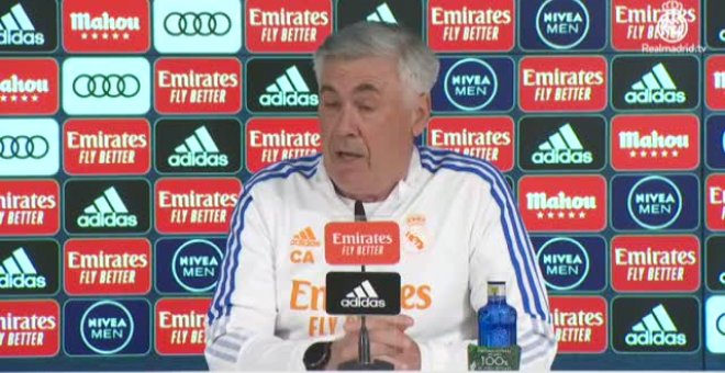 Ancelotti resta importancia al pasillo: "Si lo hacen, bien, y si no, también"