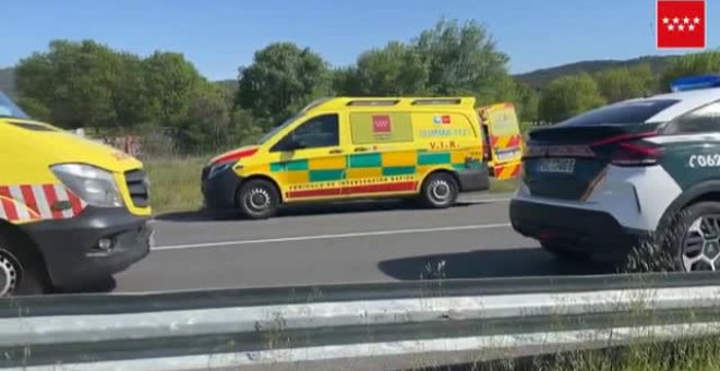 Un ciclista muerto y otro herido grave tras ser arrollados por un coche en la sierra de Madrid