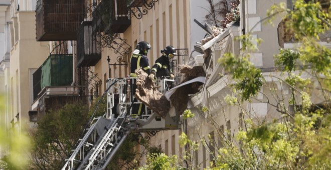 Desalojadas de sus viviendas 96 personas por la explosión de gas en Madrid, seis de las cuales precisan alternativa habitacional