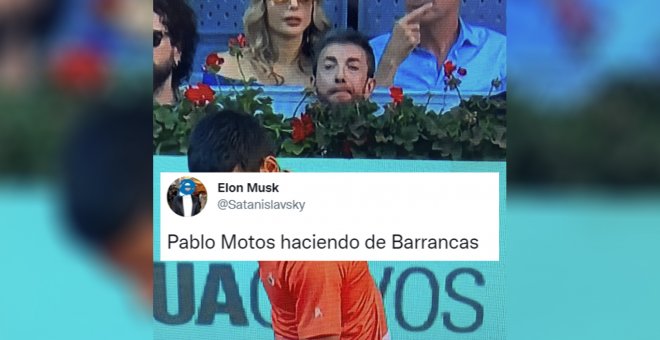 Pablo Motos hace un homenaje involuntario a 'El Hormiguero' en el Open de Madrid y le llueven los memes: "Está haciendo de Barrancas"