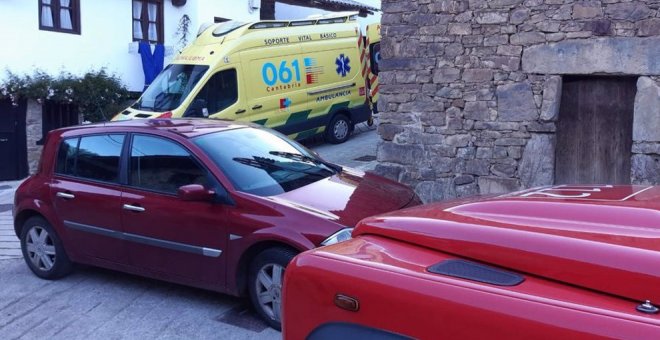 Herida una mujer al ser aplastada por su vehículo en Cabezón de Liébana