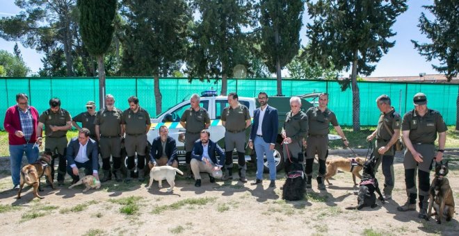 Castilla-La Mancha estrena segunda unidad canina de agentes medioambientales para luchar contra el uso ilegal de venenos