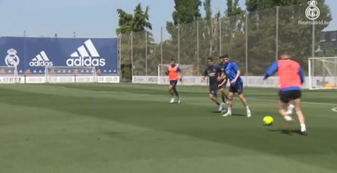 El Real Madrid prepara su próximo partido contra el Levante