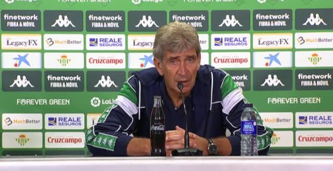 Pellegrini: "Los cuatro clasificados para Champions tienen presupuestos más altos"