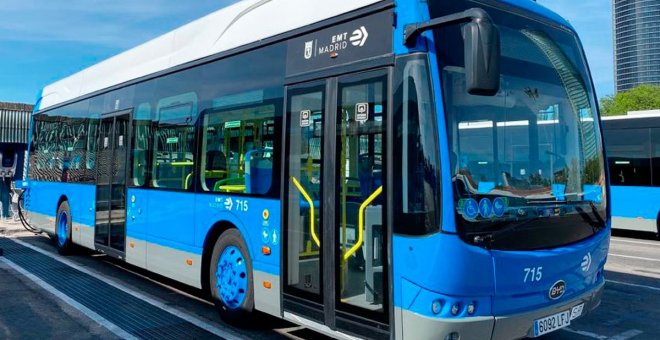 La EMT de Madrid ya construye su estación de hidrógeno verde para autobuses eléctricos