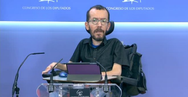 Echenique: "Cada noticia infame sobre el emérito demuestra que la monarquía puede delinquir con total impunidad"