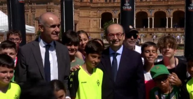 Ambientazo en Sevilla para la final de la Europa League