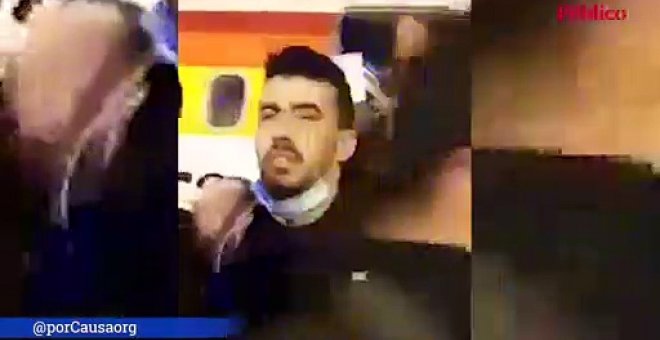 El vídeo de la expulsión de  Mohamed Benhalima,  el argelino condenado a muerte entregado por España