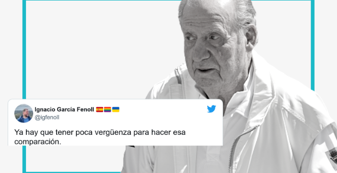 Comparan al rey con los "antiguos exiliados" españoles y los tuiteros desatan su indignación: "Hay que tener poca vergüenza"