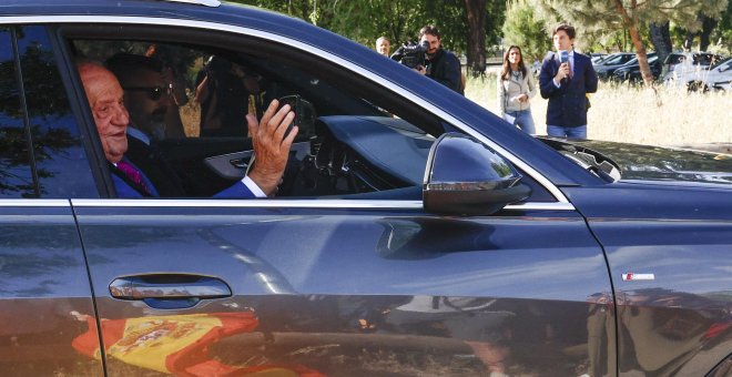 Juan Carlos I concluye su visita a España con los únicos apoyos políticos de la derecha