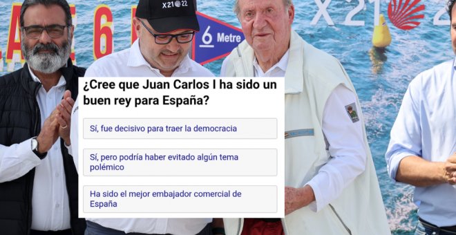 La encuesta de Trece TV sobre Juan Carlos I que se ha convertido en un chiste involuntario: "¿Se sabe quién ha ganado?"