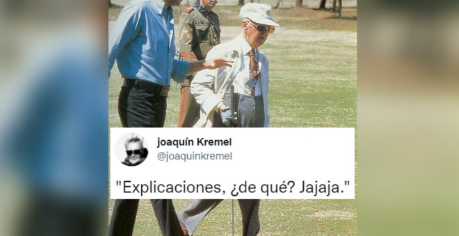 Joaquín Kremel une la última frase de Juan Carlos I con una foto antigua y cobra un nuevo sentido: "Parecen un dúo cómico"