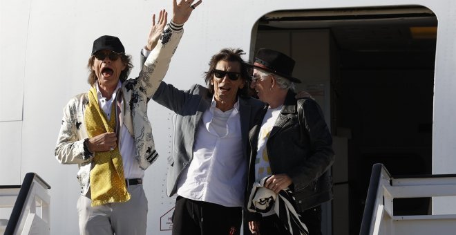 Los Rolling Stones llegan a Madrid para el primer concierto de su gira 'Sixty'