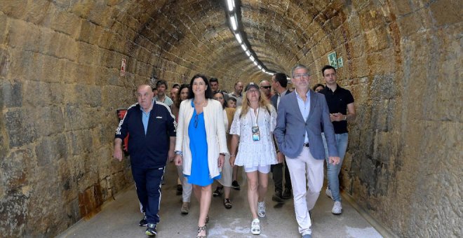 Reabre el antiguo túnel de Tetuán bajo el nombre de túnel del tren de Pombo