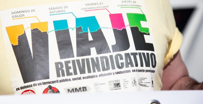 Concluye la marcha reivindicativa en defensa del tren público