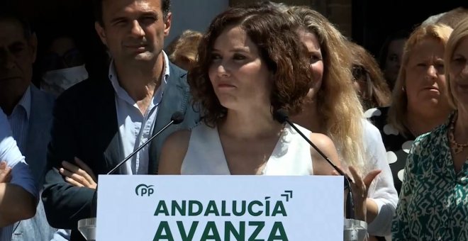 Díaz Ayuso: "Vox y PP no deben preocuparse más que de sacar al sanchismo"