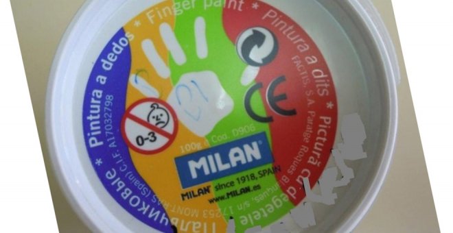 Retiran una pintura de dedos para niños de Milan por riesgo de intoxicación
