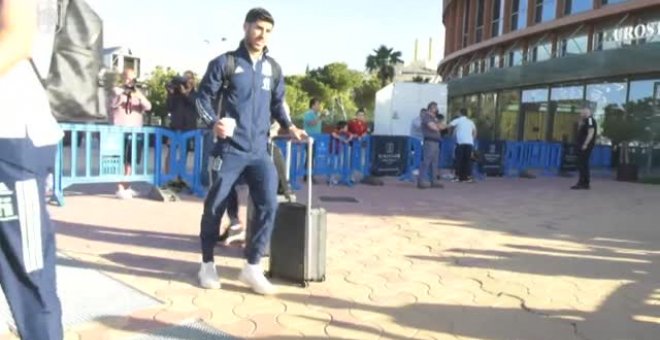 La Selección Española llega a Praga para el partido del domingo frente a República Checa