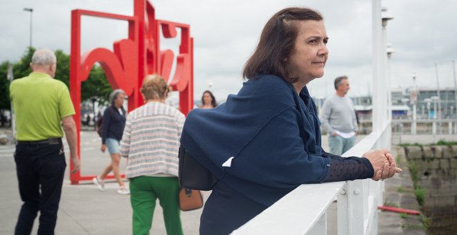 Juana Ruiz toma aire en Gijón