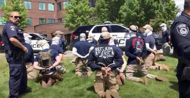 Detenidos 31 supremacistas blancos en EEUU que planeaban ocasionar disturbios cerca de un evento por el Orgullo