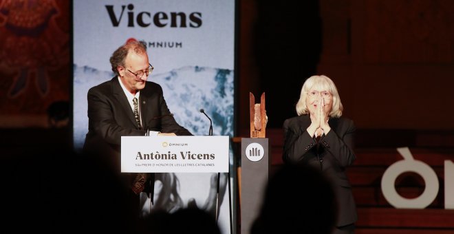 Antònia Vicens rep el 54è Premi d’Honor de les Lletres Catalanes