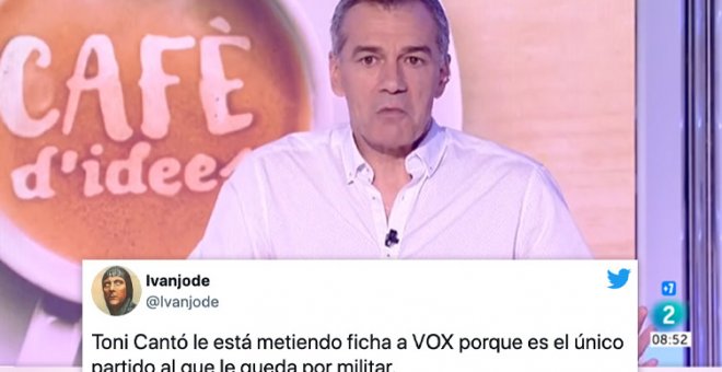 Las reacciones a las palabras de Toni Cantó sobre que Vox es "bueno para España": "Ya va sacando la chaqueta verde del armario"