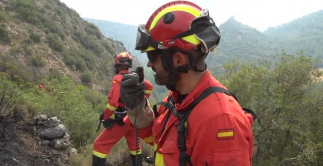 Varios fuegos simultáneos ponen en alerta a Cataluña