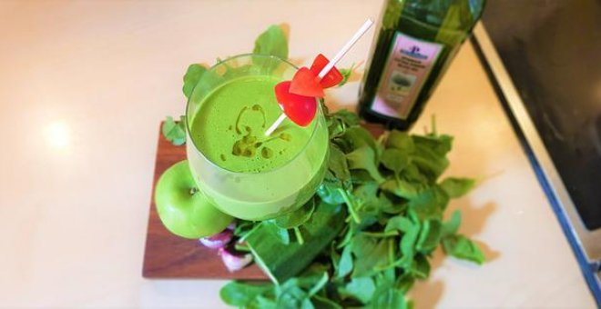 Pato confinado - Receta de gazpacho verde: la refrescante mezcla más clorofílica