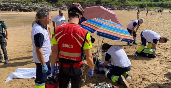 Muere un hombre de 61 años ahogado en la playa de Sonabia de Liendo