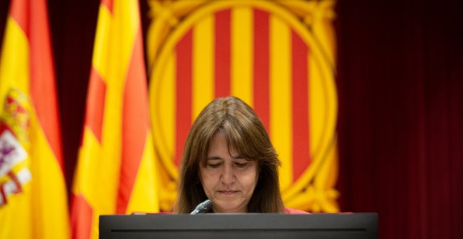 Borràs comptabilitza verbalment el vot delegat de Lluís Puig, anul·lat pel TC