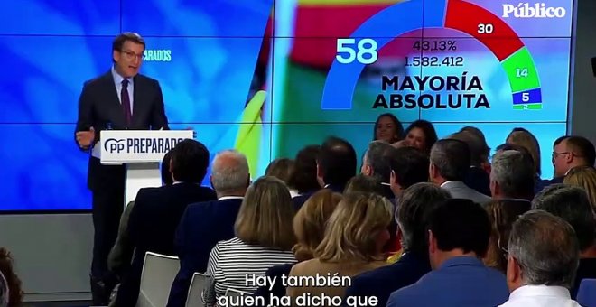 Vídeo | Feijóo, sobre la reacción del PSOE al 19J: "O está más preocupado por la propaganda o ha perdido el contacto con la realidad"
