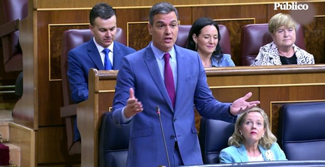 Pedro Sánchez, a Cuca Gamarra al reconocer la victoria de Moreno Bonilla: "El genial Saramago dijo que las derrotas tienen algo positivo que es que no son definitivas"