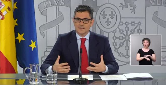 Bolaños anuncia que Sánchez y Aragonès se reunirán "tan pronto como sus agendas lo permitan"