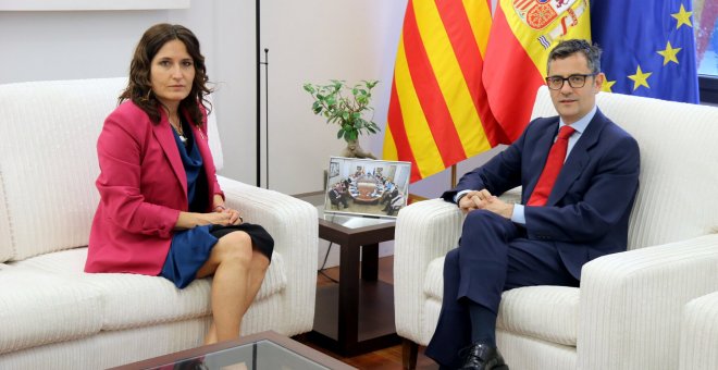 Vilagrà i Bolaños fixaran divendres la data de la reunió entre Aragonès i Sánchez