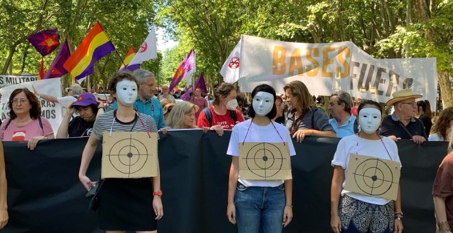Señal en directo: Manifestación contra la OTAN en Madrid