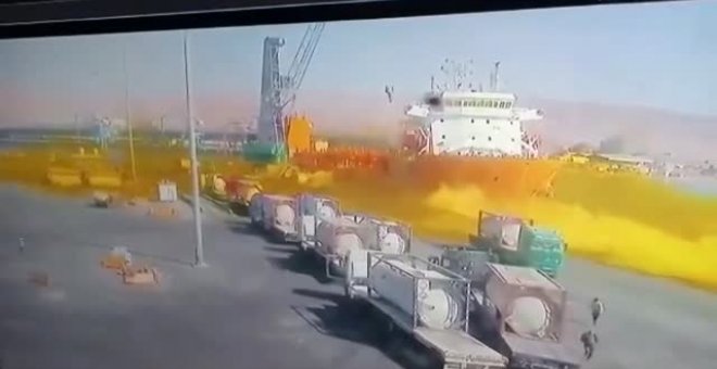 Al menos 10 muertos tras una fuga de gas en un puerto jordano