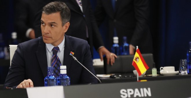Sánchez logra en la OTAN el apoyo que le falta en España