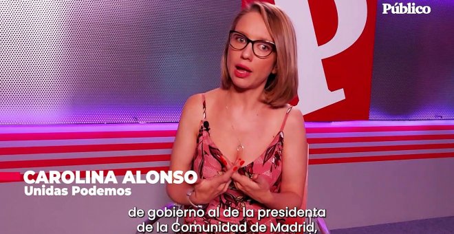 Carolina Alonso: "No nos podemos basar solo en la política de lo cotidiano, hay que ir a la batalla cultural con la derecha"