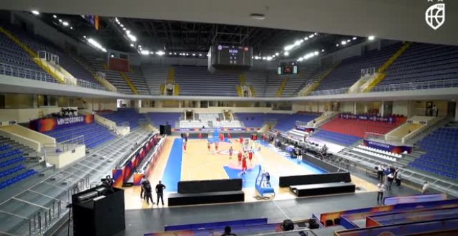 La selección española de baloncesto, lista para la prueba ante Georgia