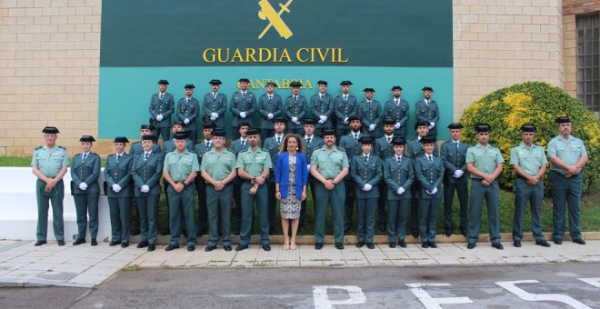 27 nuevos guardias civiles en prácticas para Cantabria