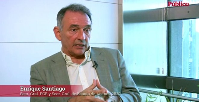 Enrique Santiago: "Es imprescindible una reforma fiscal en profundidad"
