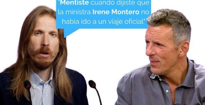 Pablo Fernández desmonta en directo los bulos de Joaquín Prat contra Irene Montero