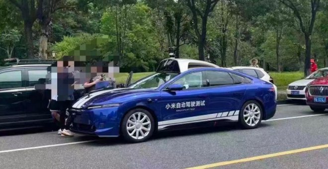 Esta es la primera imagen del coche eléctrico y autónomo de Xiaomi