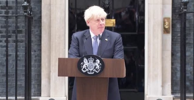 Boris Johnson cede a las presiones y anuncia su dimisión