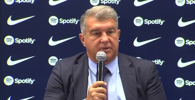 Laporta: "Hemos hecho una oferta por Lewandowski y esperamos que sea positiva"